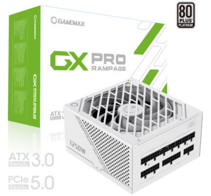 Gamemax Блок живлення Gamemax 1250W (GX-1250 PRO WT (ATX3.0 PCIe5.0)