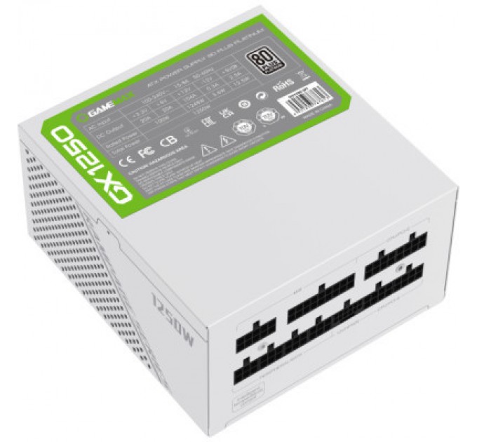 Gamemax Блок живлення Gamemax 1250W (GX-1250 PRO WT (ATX3.0 PCIe5.0)