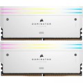 Corsair Модуль пам'яті для комп'ютера DDR5 32GB (2x16GB) 6000 MHz Dominator Titanium RGB White Corsair (CMP32GX5M2B6000C30W)
