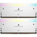 Corsair Модуль пам'яті для комп'ютера DDR5 32GB (2x16GB) 6000 MHz Dominator Titanium RGB White Corsair (CMP32GX5M2B6000C30W)