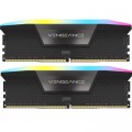 Corsair Модуль пам'яті для комп'ютера DDR5 96GB (2x48GB) 5600 MHz Vengeance RGB Black Corsair (CMH96GX5M2B5600C40)