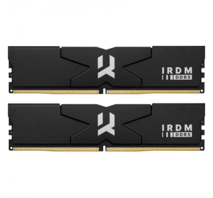 Goodram Модуль пам'яті для комп'ютера DDR5 64GB (2x32GB) 6800 MHz IRDM Black Goodram (IR-6800D564L34/64GDC)