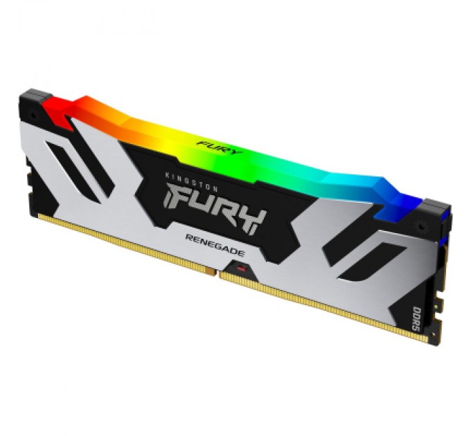 Kingston Fury (ex.HyperX) Модуль пам'яті для комп'ютера DDR5 24GB 6400 MHz Renegade RGB Black Kingston Fury (ex.HyperX) (KF564C32RSA-24)