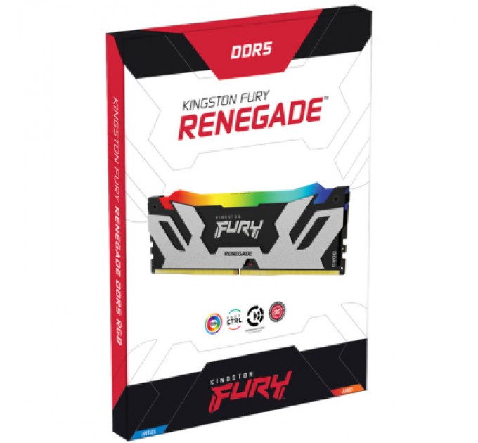 Kingston Fury (ex.HyperX) Модуль пам'яті для комп'ютера DDR5 24GB 7200 MHz Renegade RGB XMP Kingston Fury (ex.HyperX) (KF572C38RSA-24)