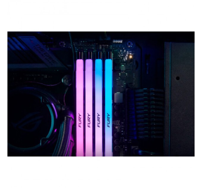 Kingston Fury (ex.HyperX) Модуль пам'яті для комп'ютера DDR5 48GB (2x24GB) 6400 MHz Renegade RGB XMP Kingston Fury (ex.HyperX) (KF564C32RSAK2-48)