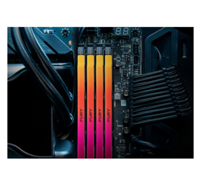 Kingston Fury (ex.HyperX) Модуль пам'яті для комп'ютера DDR5 48GB 6400 MHz Renegade RGB XMP Kingston Fury (ex.HyperX) (KF564C32RSA-48)