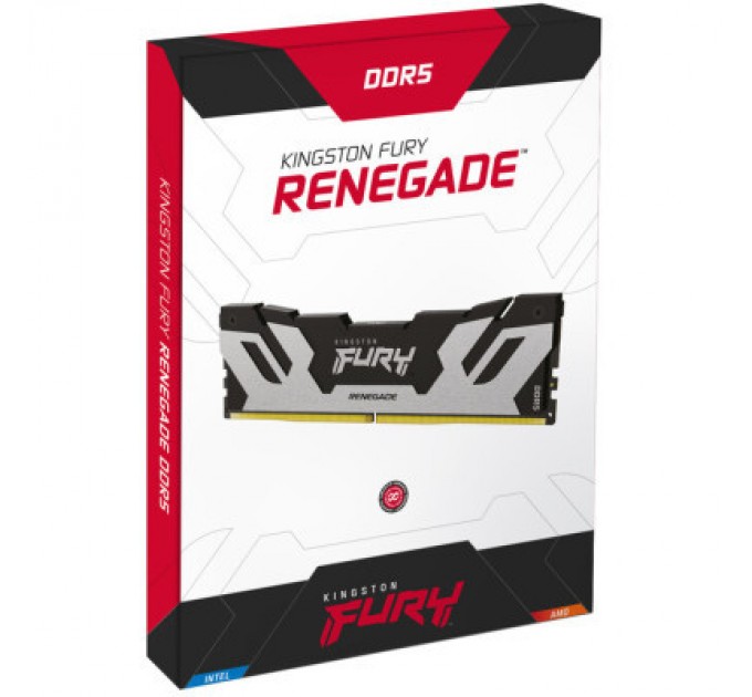 Kingston Fury (ex.HyperX) Модуль пам'яті для комп'ютера DDR5 48GB 6400 MHz Renegade Silver XMP Kingston Fury (ex.HyperX) (KF564C32RS-48)