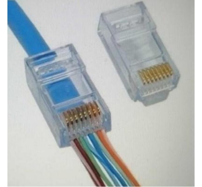 Merlion Конектор RJ45 cat.6, наскрізні отвори, 50 шт Merlion (10583)