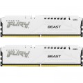 Kingston Fury (ex.HyperX) Модуль пам'яті для комп'ютера DDR5 64GB (2x32GB) 5600 MHz Beast White EXPO Kingston Fury (ex.HyperX) (KF556C36BWEK2-64)