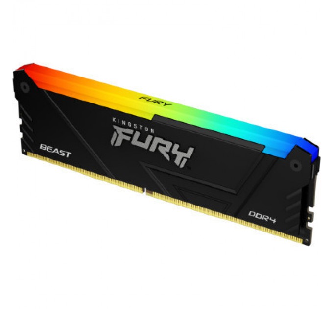 Kingston Fury (ex.HyperX) Модуль пам'яті для комп'ютера DDR4 8GB 3200 MHz Beast RGB Kingston Fury (ex.HyperX) (KF432C16BB2A/8)