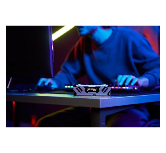 Kingston Fury (ex.HyperX) Модуль пам'яті для комп'ютера DDR5 96GB (2x48GB) 6000 MHz Renegade Silver XMP Kingston Fury (ex.HyperX) (KF560C32RSK2-96)