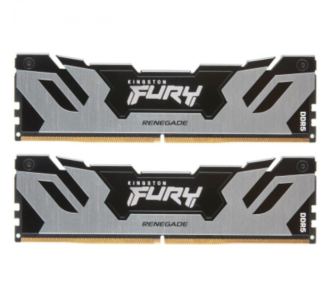 Kingston Fury (ex.HyperX) Модуль пам'яті для комп'ютера DDR5 96GB (2x48GB) 6000 MHz Renegade Silver XMP Kingston Fury (ex.HyperX) (KF560C32RSK2-96)
