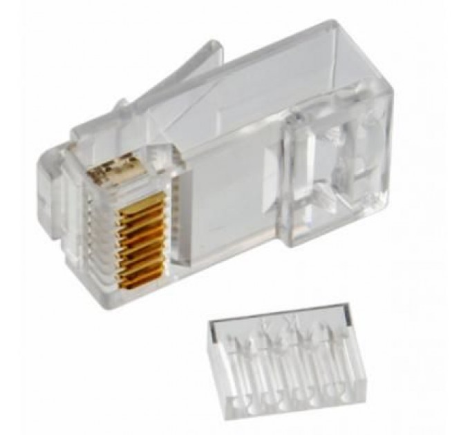 Merlion Конектор RJ45 cat.6, з вставкою, 50 шт Merlion (05049)