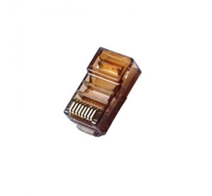Merlion Конектор Merlion RJ45 cat.5e UTP 8P8C Brown 100 шт (RJ45ML-BN / 05356)