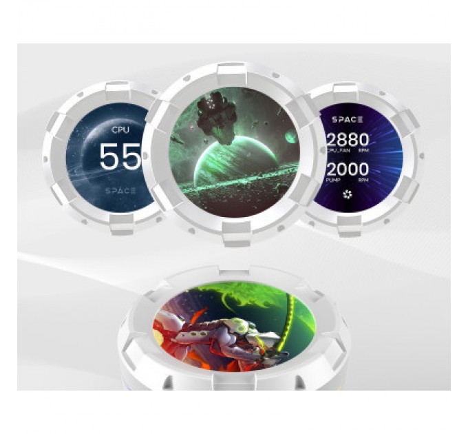 ID-Cooling Система рідинного охолодження ID-Cooling SL360 WHITE