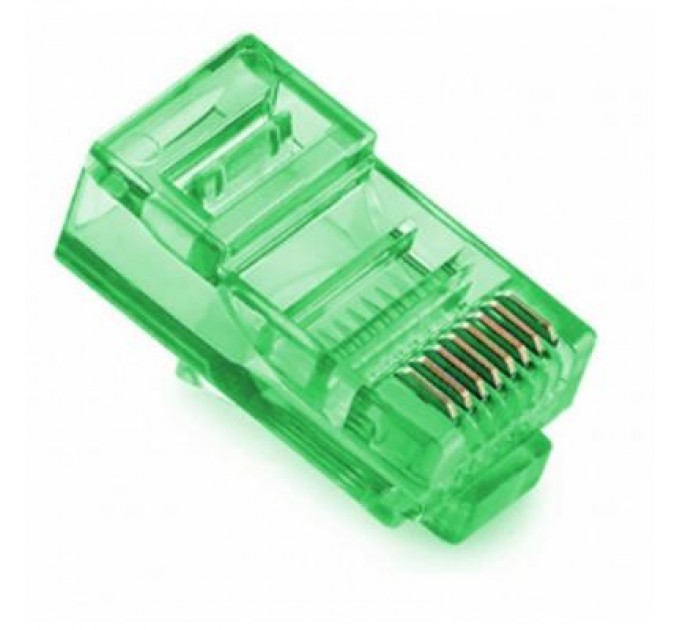 Merlion Конектор RJ45 cat.5e UTP 8P8C Green 100 шт Merlion (09051)