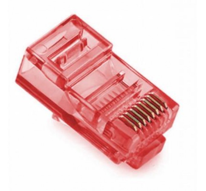 Merlion Конектор RJ45 cat.5e UTP 8P8C Red 100 шт Merlion (05357)