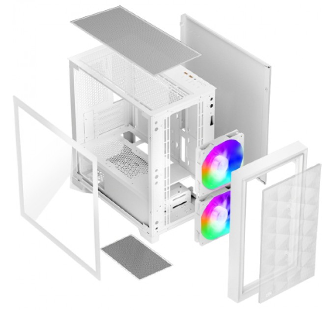 PcCooler Корпус PcCooler C3D310 WH ARGB