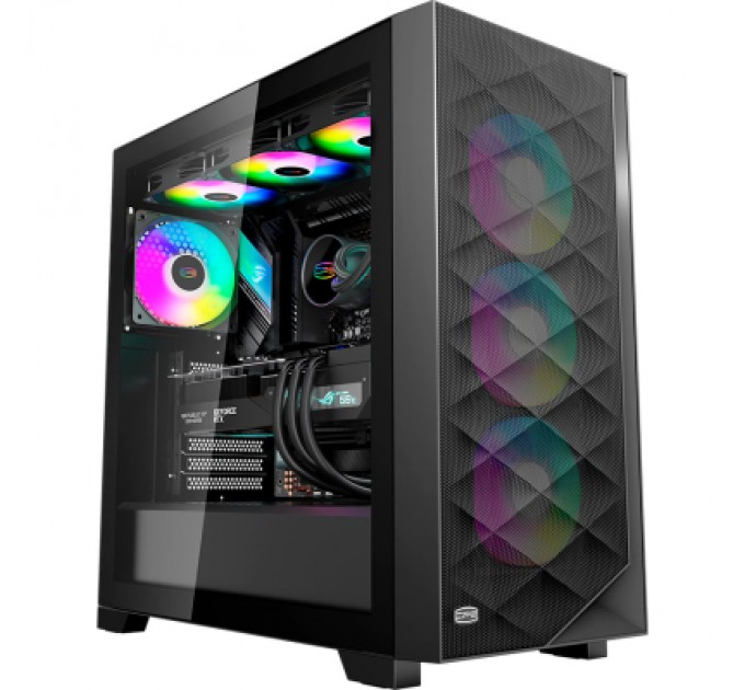 PcCooler Корпус PcCooler C3D510 BK ARGB