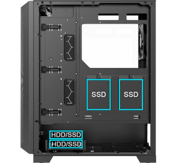 MONTECH Корпус MONTECH SKY ONE LITE (B)