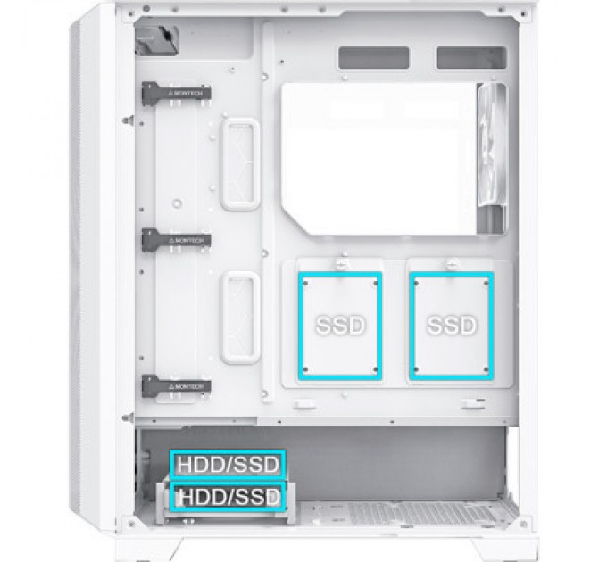 MONTECH Корпус MONTECH SKY ONE LITE (W)