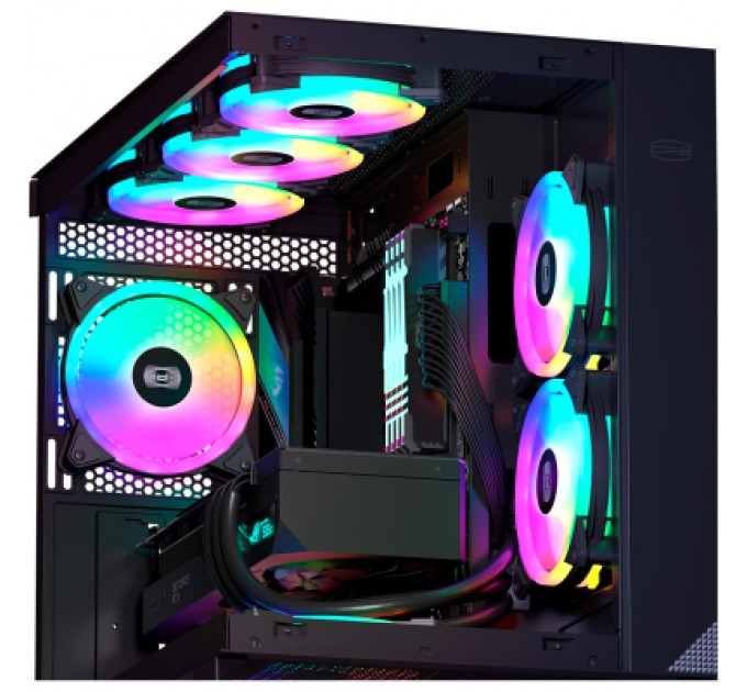PcCooler Кулер до корпусу PcCooler F3 T120 ARGB 3 in 1 Black
