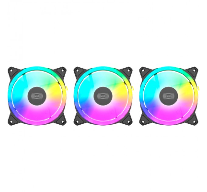 PcCooler Кулер до корпусу PcCooler F3 T120 ARGB 3 in 1 Black
