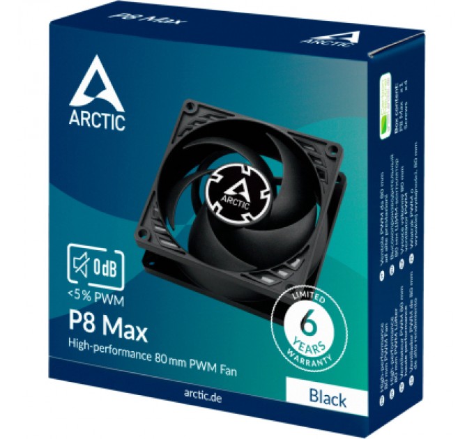 Arctic Кулер до корпусу Arctic P8 MAX (ACFAN00286A)