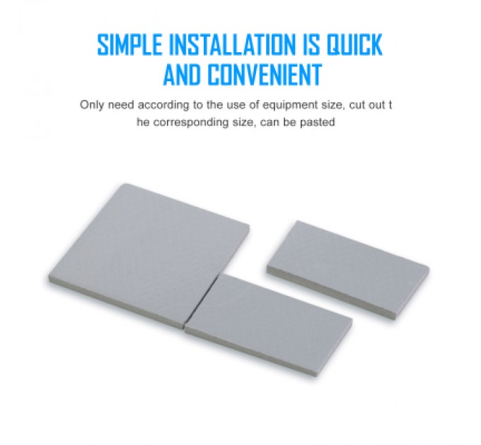 Zezzio Термопрокладка Zezzio Thermal Pad 12.8 W/mK 85х45x2 мм