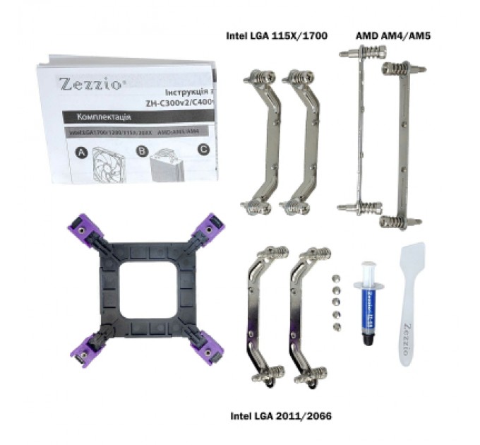 Zezzio Кулер до процесора Zezzio ZH-500K