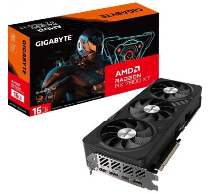 GIGABYTE Відеокарта GIGABYTE Radeon RX 7800 XT 16Gb GAMING OC (GV-R78XTGAMING OC-16GD)