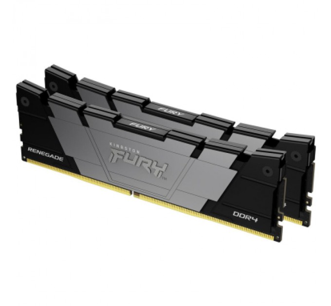 Kingston Fury (ex.HyperX) Модуль пам'яті для комп'ютера DDR4 16GB (2x8GB) 4000 MHz Fury Renegade Black Kingston Fury (ex.HyperX) (KF440C19RB2K2/16)