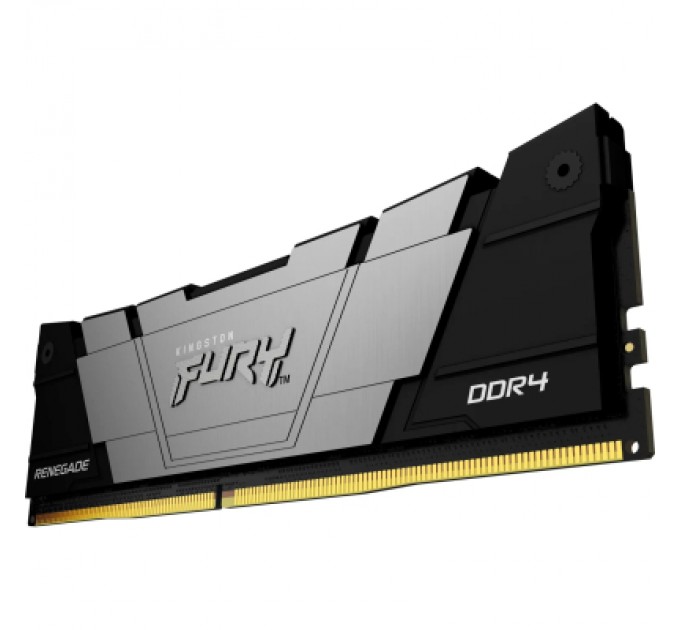 Kingston Fury (ex.HyperX) Модуль пам'яті для комп'ютера DDR4 16GB 2666 MHz Fury Renegate Black Kingston Fury (ex.HyperX) (KF432C16RB12/16)