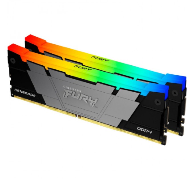 Kingston Fury (ex.HyperX) Модуль пам'яті для комп'ютера DDR4 64GB (2x32GB) 3600 MHz FURY Renegade RGB Kingston Fury (ex.HyperX) (KF436C18RB2AK2/64)