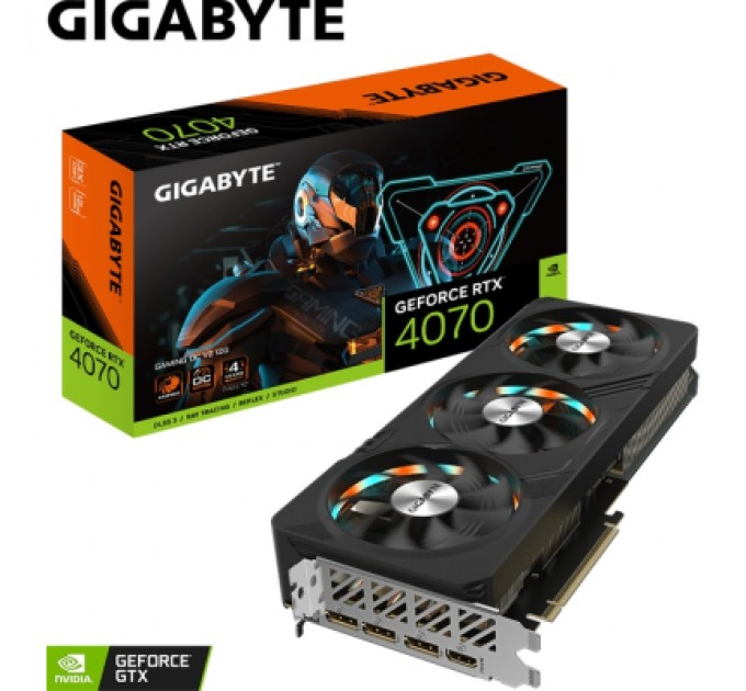 GIGABYTE Відеокарта GIGABYTE GeForce RTX4070 12Gb GAMING OC V2 (GV-N4070GAMING OCV2-12GD)