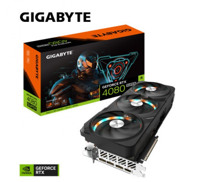 GIGABYTE Відеокарта GIGABYTE GeForce RTX4080 SUPER 16Gb GAMING OC (GV-N408SGAMING OC-16GD)