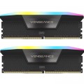 Corsair Модуль пам'яті для комп'ютера DDR5 64GB (2x32GB) 5600 MHz Vengeance RGB Black Corsair (CMH64GX5M2B5600C40)