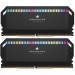 Corsair Модуль пам'яті для комп'ютера DDR5 32GB (2x16GB) 6000 MHz Dominator Platinum RGB Black Corsair (CMT32GX5M2X6000C36)