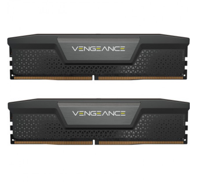 Corsair Модуль пам'яті для комп'ютера DDR5 64GB (2x32GB) 6400 MHz Vengeance Black Corsair (CMK64GX5M2B6400C32)
