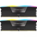 Corsair Модуль пам'яті для комп'ютера DDR5 64GB (2x32GB) 6600 MHz Vengeance RGB Black Corsair (CMH64GX5M2B6600C32)