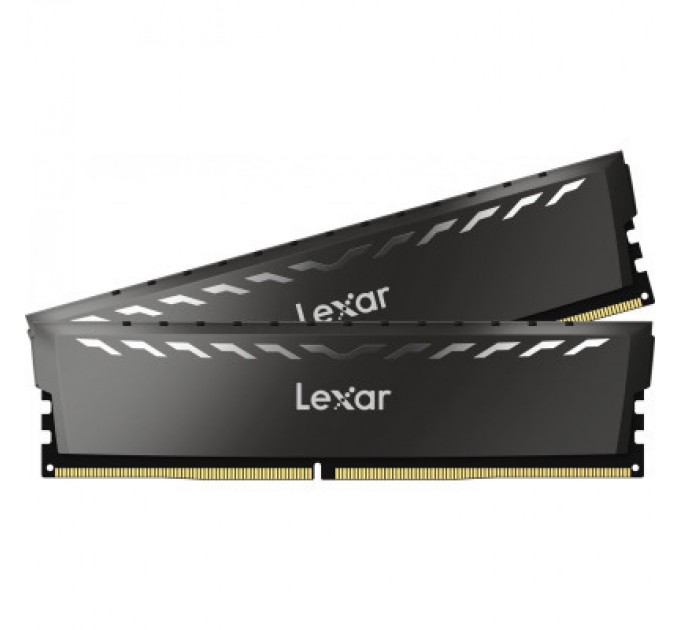 Lexar Модуль пам'яті для комп'ютера DDR4 16GB (2x8GB) 3200 MHz Thor Dark Gray Lexar (LD4BU008G-R3200GDXG)
