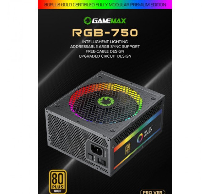 Gamemax Блок живлення Gamemax 750W (RGB-750 PRO)