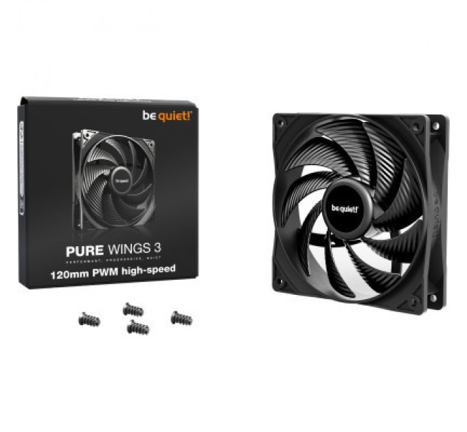 Be quiet! Кулер до корпусу Be quiet! PURE WINGS 3 120mm PWM high-speed (BL106)