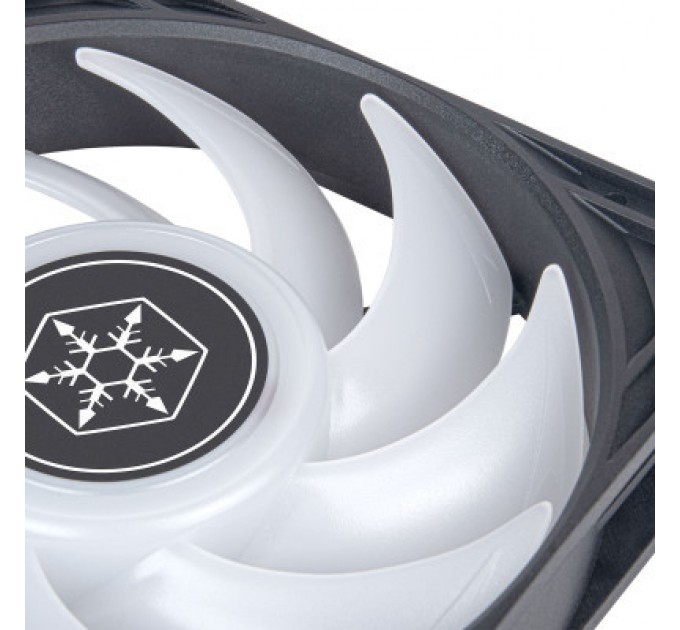 Silver Stone Кулер до корпусу Silver Stone Vista VS120B-ARGB (SST-VS120B-ARGB)