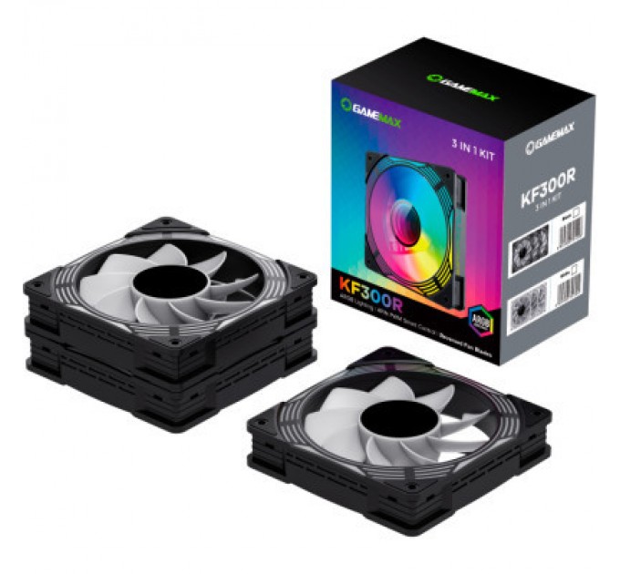 Gamemax Кулер до корпусу Gamemax KF300R BK