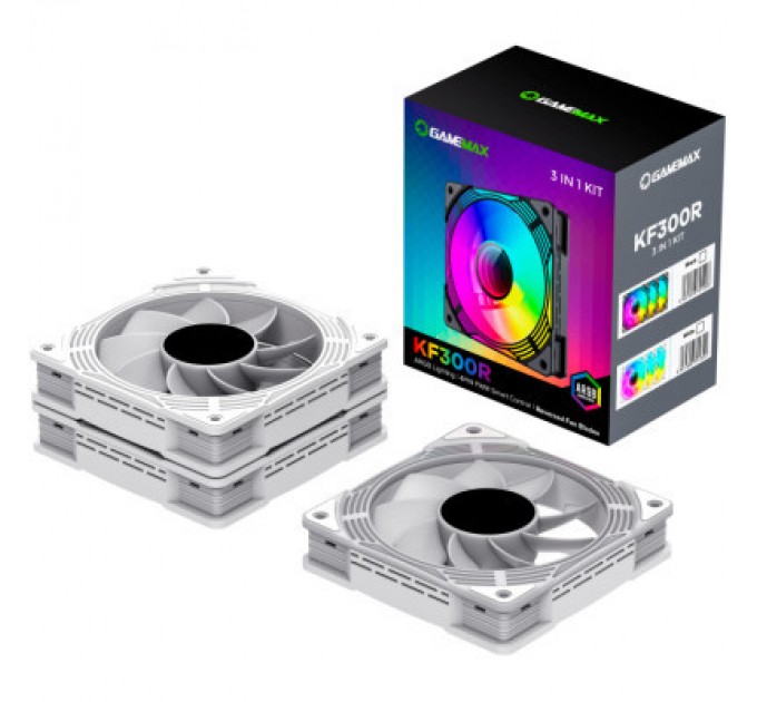 Gamemax Кулер до корпусу Gamemax KF300R WH