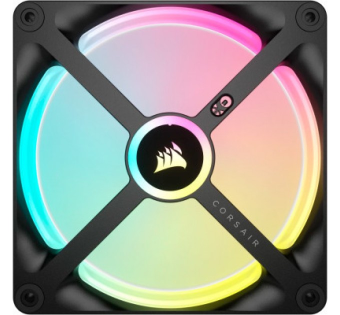 Corsair Кулер до корпусу Corsair iCUE Link QX140 RGB PWM PC Fans Starter Kit with iCUE LINK System Hub (CO-9051004-WW)