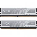 Apacer Модуль пам'яті для комп'ютера DDR4 16GB (2x8GB) 2666 MHz NOX White Apacer (AH4U16G26C08YMWAA-2)