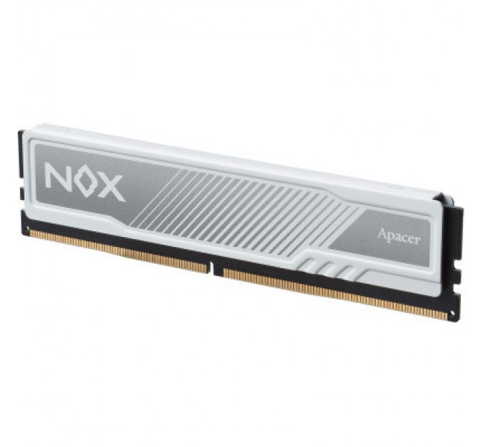 Apacer Модуль пам'яті для комп'ютера DDR4 8GB 2666 MHz NOX White Apacer (AH4U08G26C08YMWAA-1)