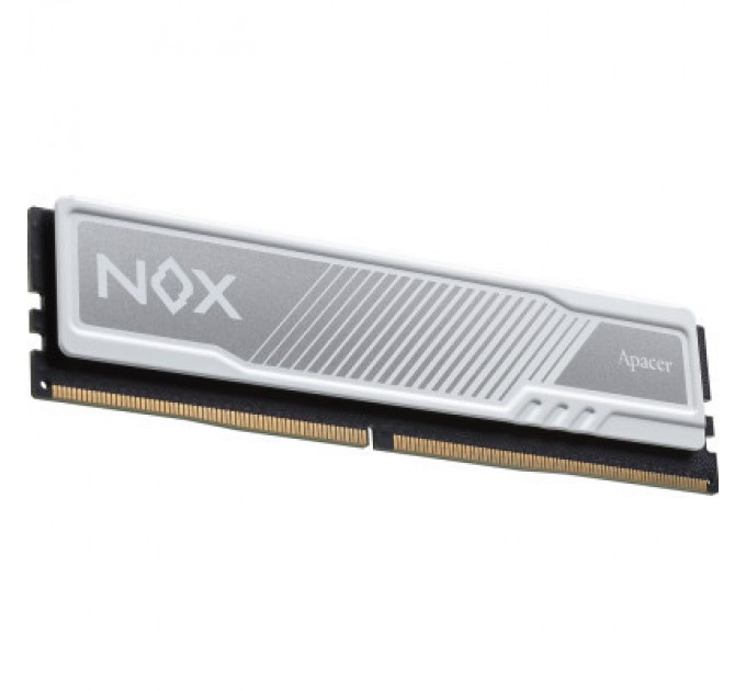 Apacer Модуль пам'яті для комп'ютера DDR4 8GB 2666 MHz NOX White Apacer (AH4U08G26C08YMWAA-1)